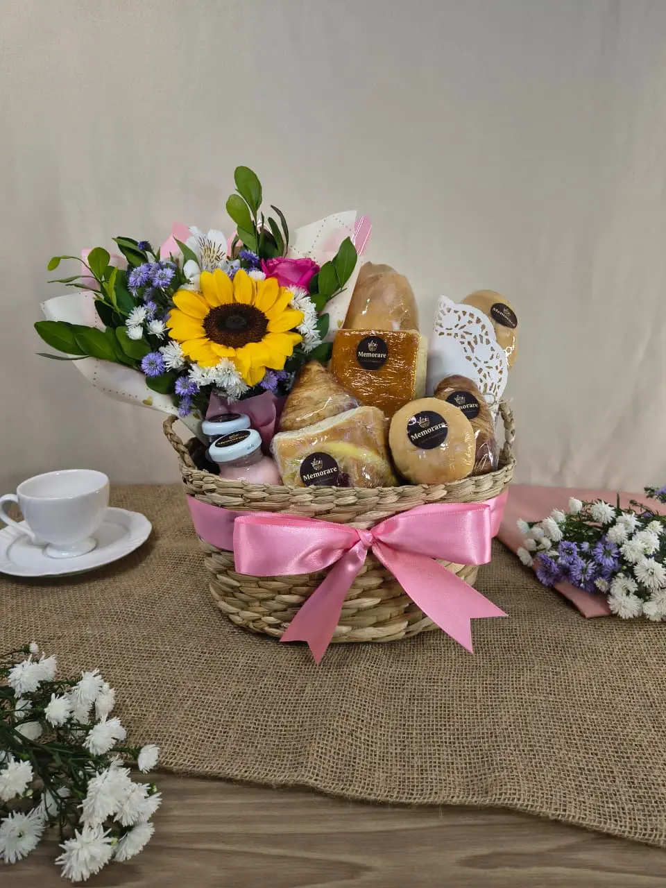Cesta Dia das Mães Florescer - Cesta artesanal em Conselheiro Lafaiete